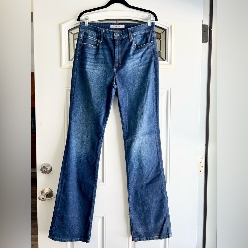 Joe's Jeans Dakota High Rise Boot Cut Jeans in Dark Wash